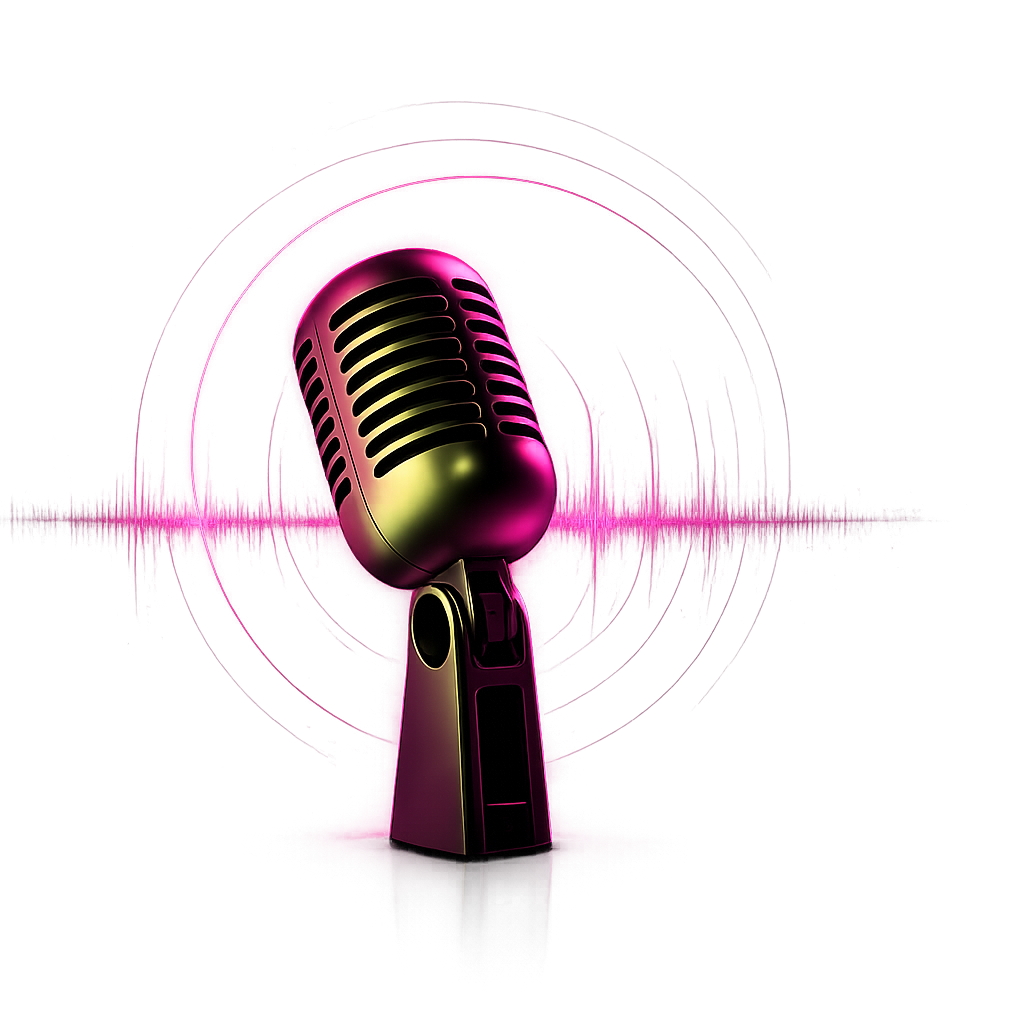 Vintage Microphone Background